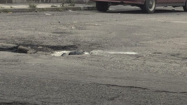 Bache en Paseo Tollocan y Sotero Prieto